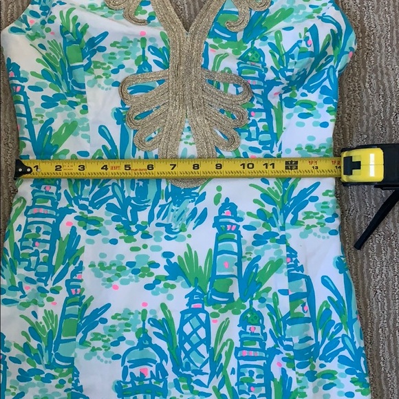 Lilly Pulitzer Janice Dress in High Beam Fits 0 - Picture 5 of 7